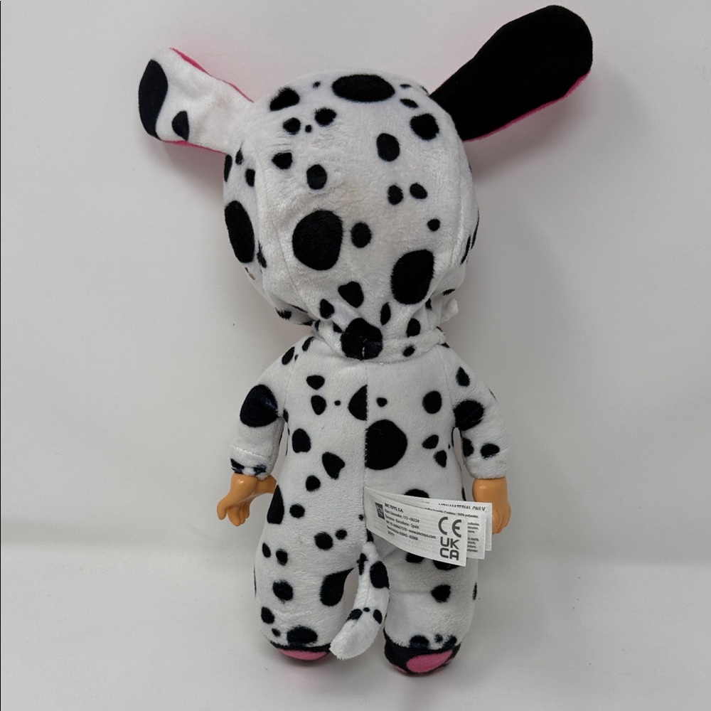 Dalmatian Cry Babies Tint Cuddles DOTTY Baby Doll with Pacifier 10” - Picture 5 of 8